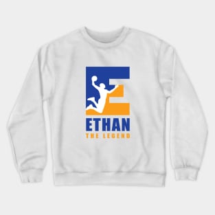Ethan Custom Player Basketball Your Name The Legend Crewneck Sweatshirt